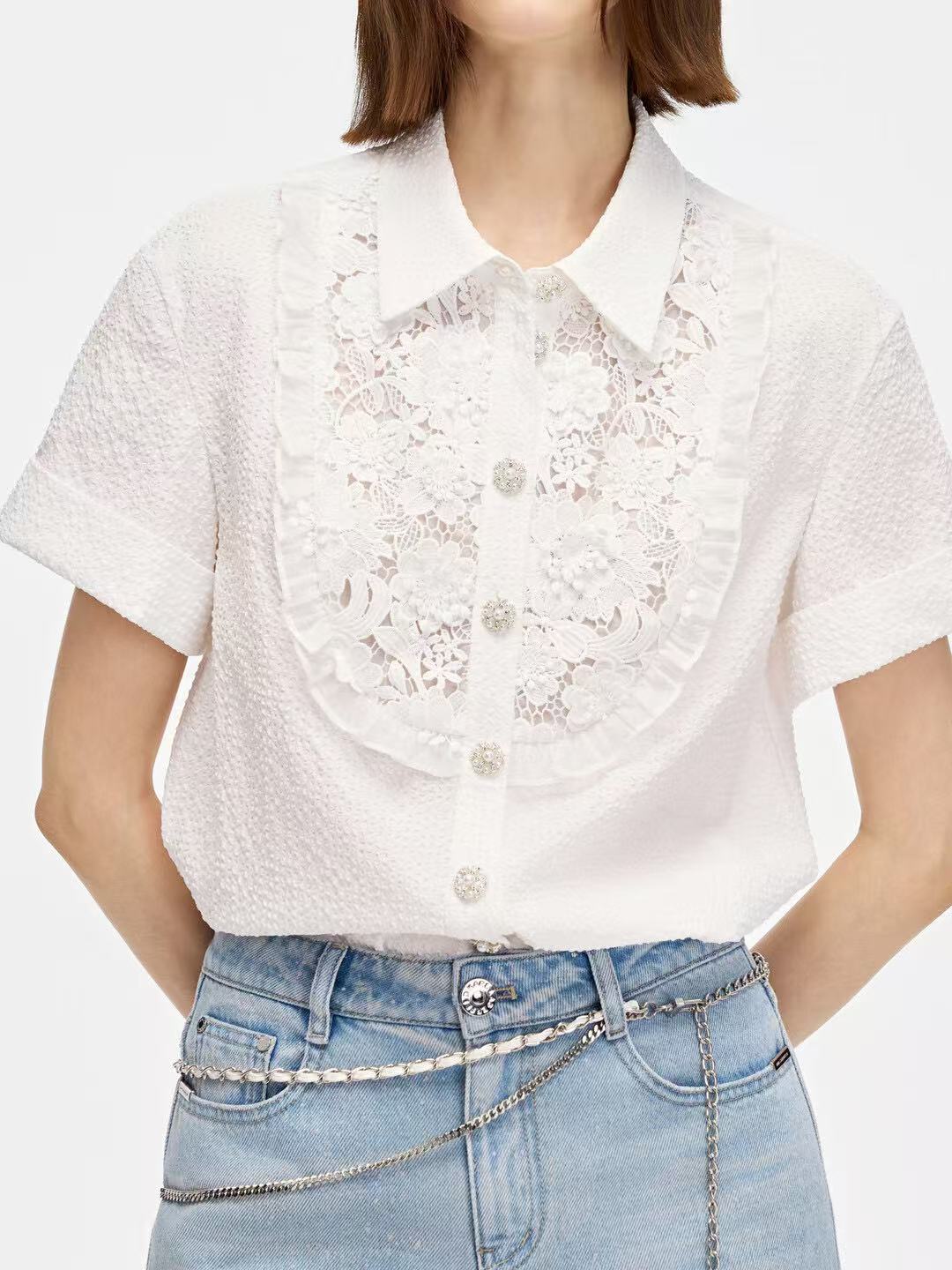 Elegant Casual Wear Unisex Fashionable Solid Color Top Available in Classic White