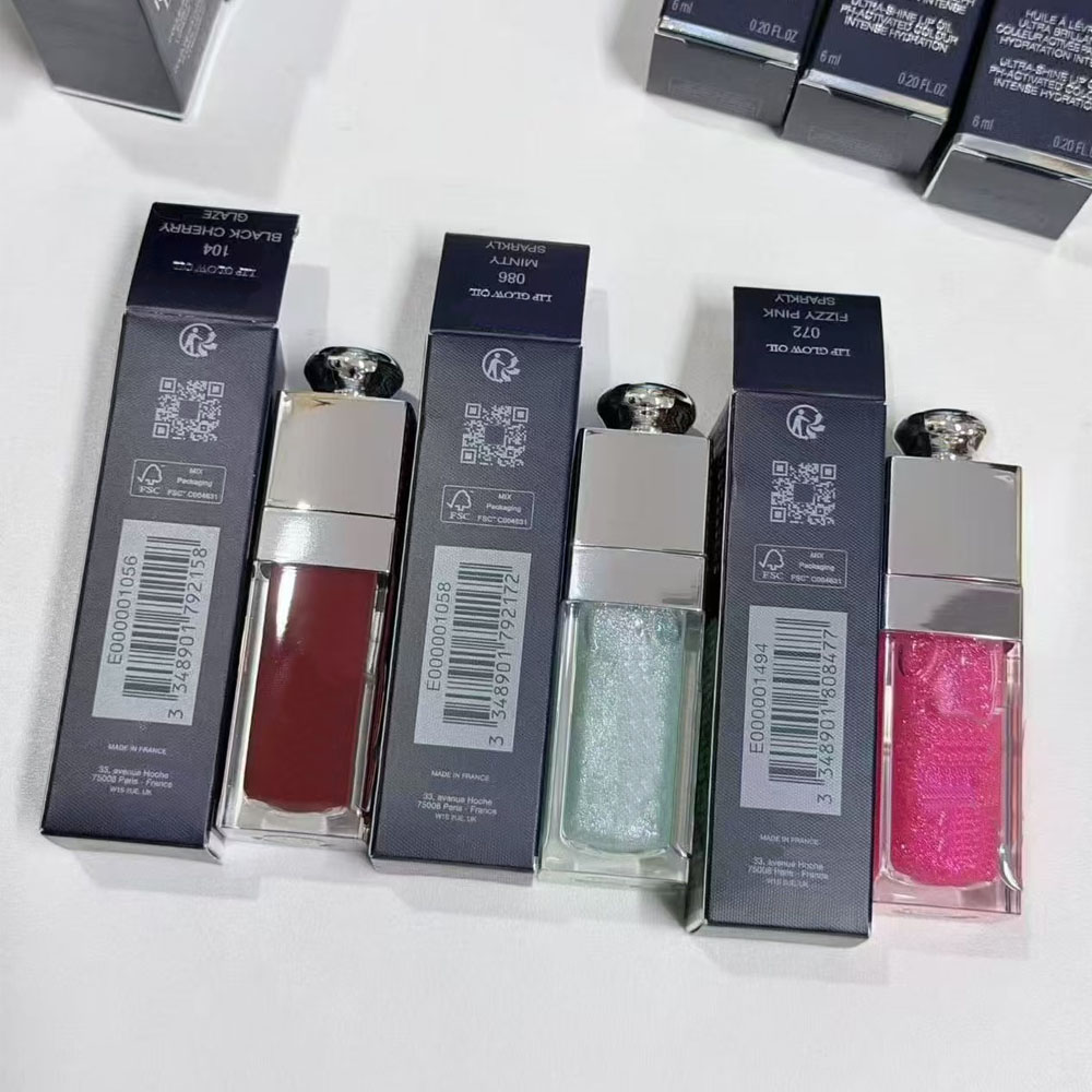 2026 New Version Top Quality Designer Brand Lip Glow Oil 6ml Ultra Shine Lip Oil Intense Hydration Lip Care Beauty Hydrating Gloss Mirror Shine Plumping Tint Lipstick