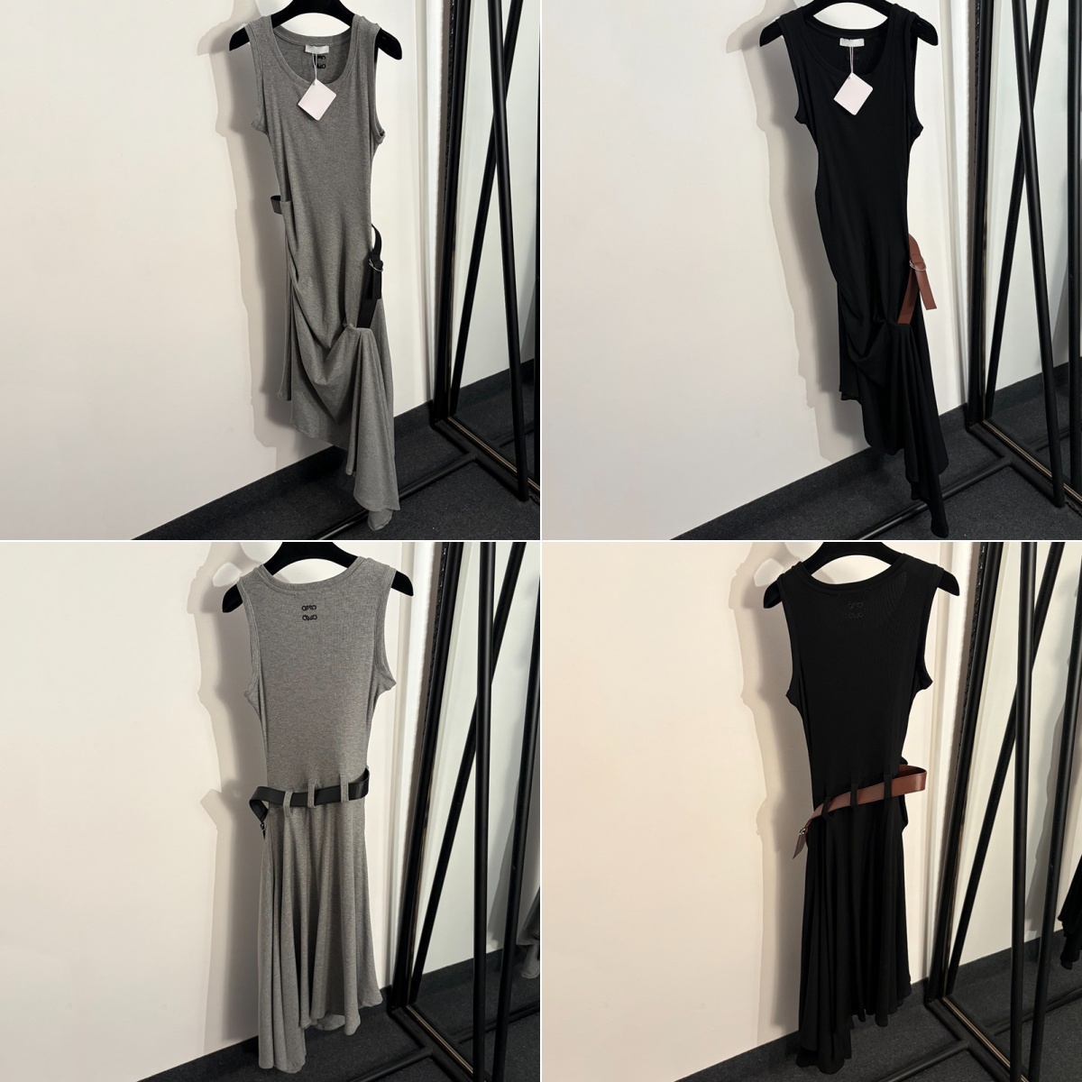 Summer Designer Top Dresses Luxury Sleeveless Beach Dress Brand Soft Cotton Vest Dress Holiday Vacation Casual Long Dress Clothing