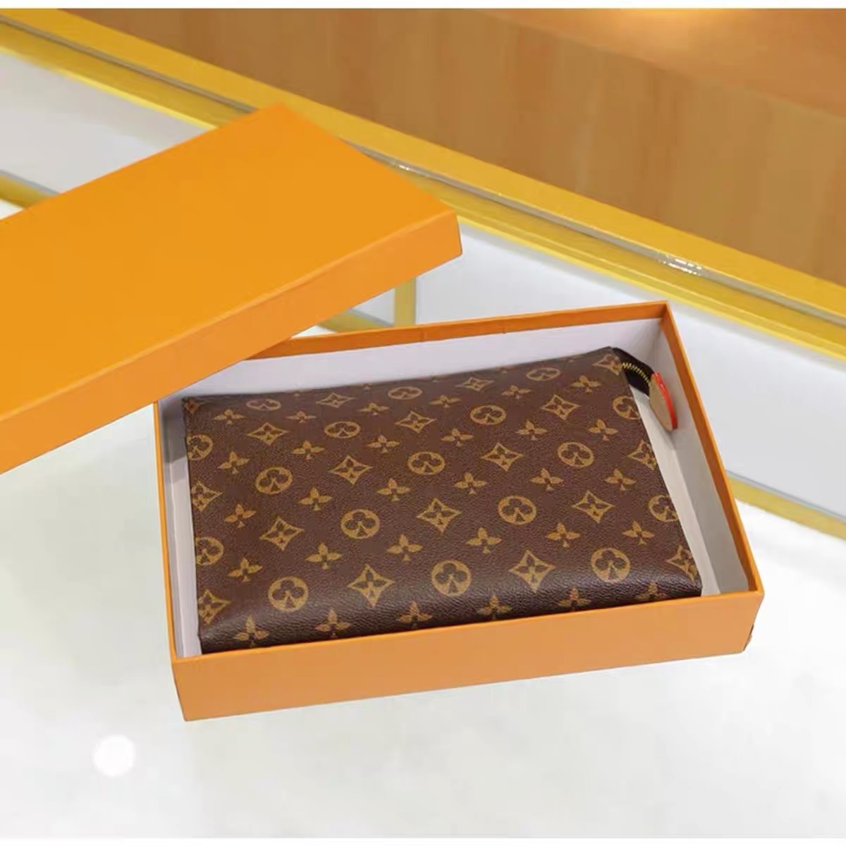 AAAAA Womens Hag / Old Flower / Rectangular Handbag Women Travel Makeup Bag New Designer High Quality Men Wash Bag Cosmetic Bags with Dust Bag