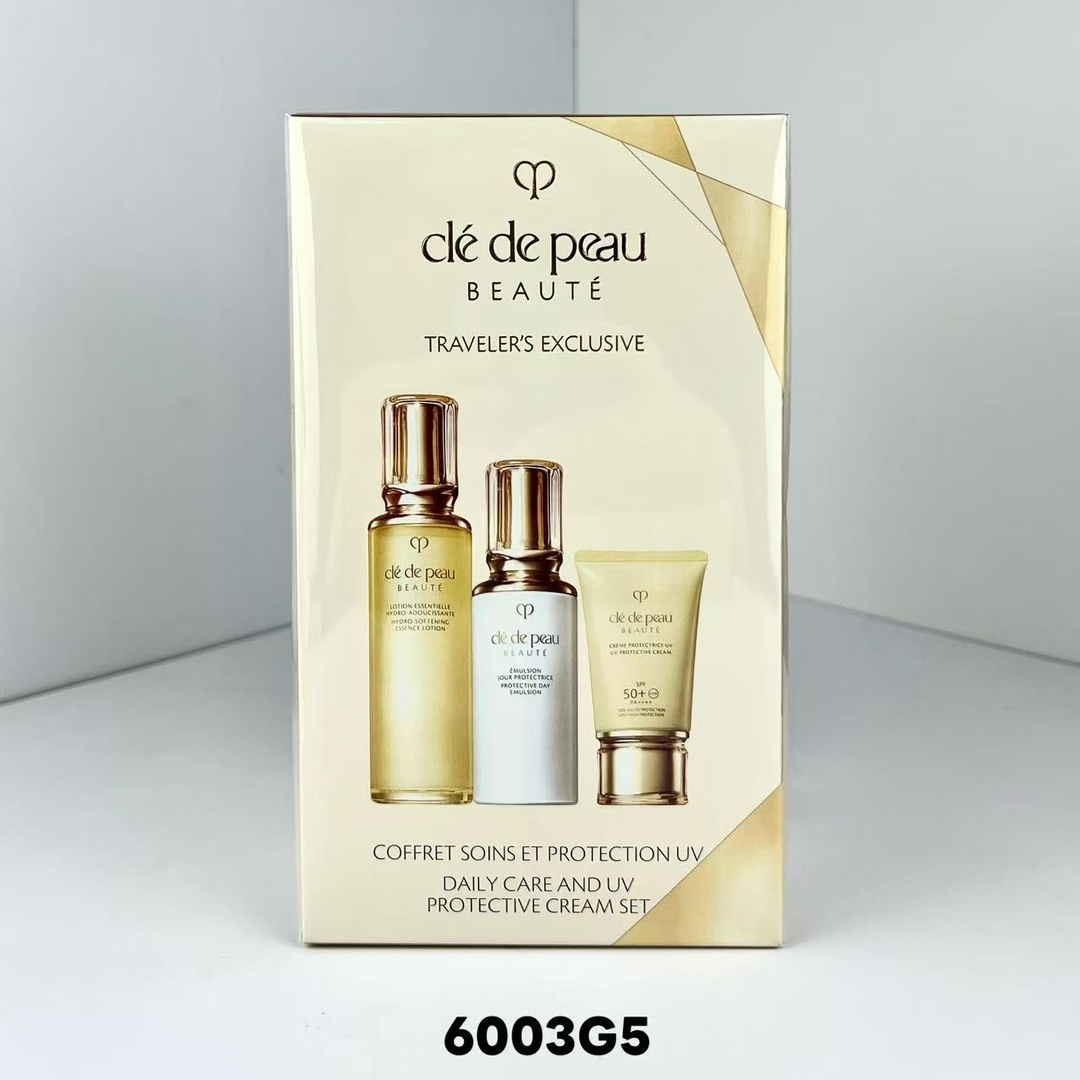 3pcs/set New Brand Top Quality CPB Beaute Daily Care Protective Cream Traveler's Exclusive Skincare Kit with Lotion Emulsion Woman Skin Care Product Set