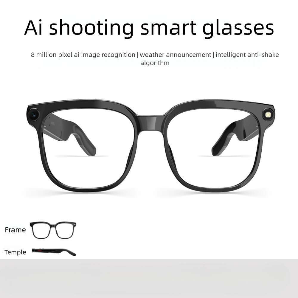 Famous Brand Factory Direct W Camera Pixel Smart Glasses Capable Of Taking Photos Recording Videos Voice AI Image Recognition Conversation And Transla