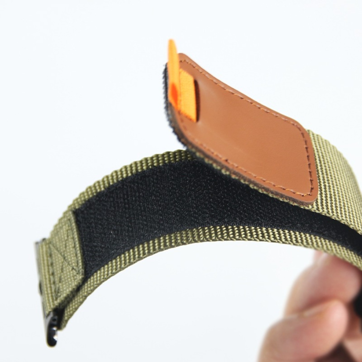 High Quality Nylon Loop Sport Watch Band for Apple Watch 11/10/9/8/7/Ultra 2 38/40/41/42/44/45/49mm Adjustable Hook And Loop Replacement Strap Custom 