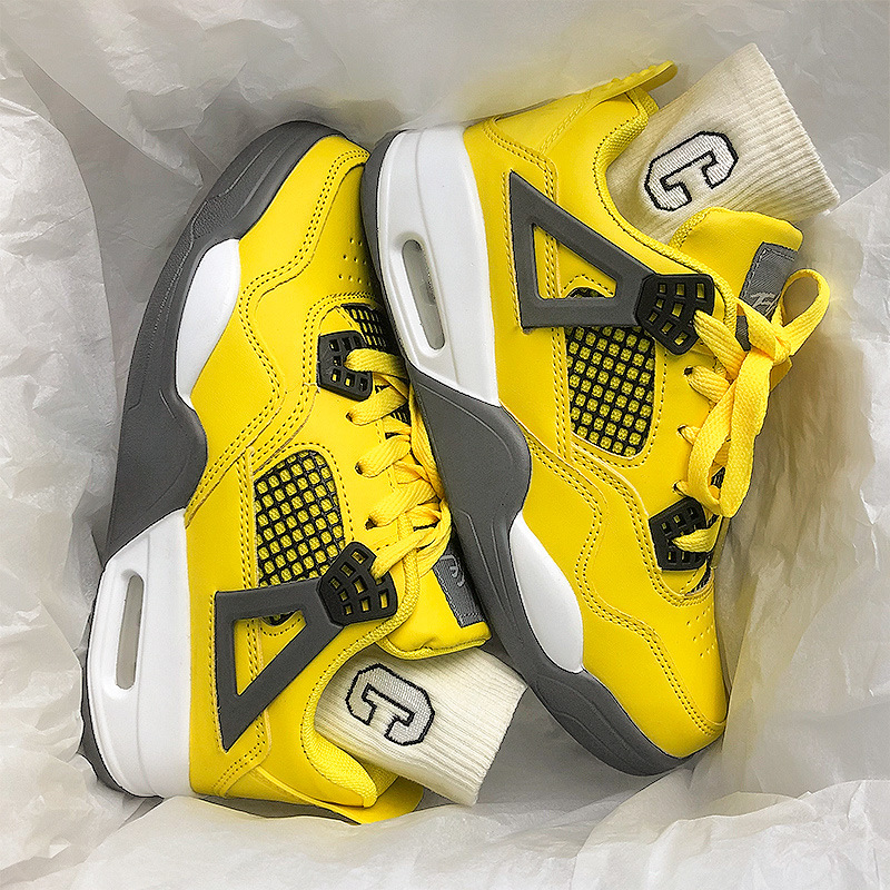 Spring and Summer New Style Durable and Stylish Couple's Air Cushion Shoes for Heightening and Wear Resistance, Women's and Men's Hong 