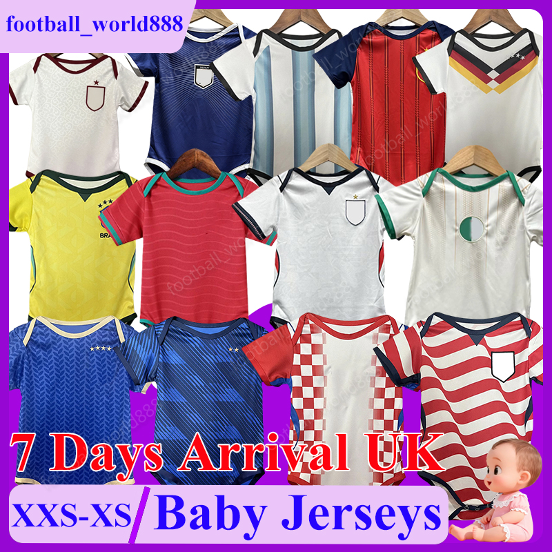 XXS 2026 Baby Jerseys Spains Argentina JaPanS French 26 27 Football Shirts Brazil Mexico Portugal national football team AlgeRiaS Cote d 'Ivoire Kids Kits Socks Sets