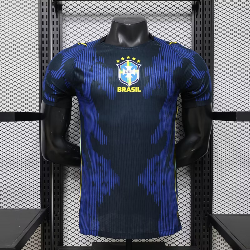2026 World Cup Brazil Summer Geometric Letter Print Women's Soccer Uniform Sersey Short-Sleeve Man's T-Shirts Breathable Casual Tees LDQFT26031