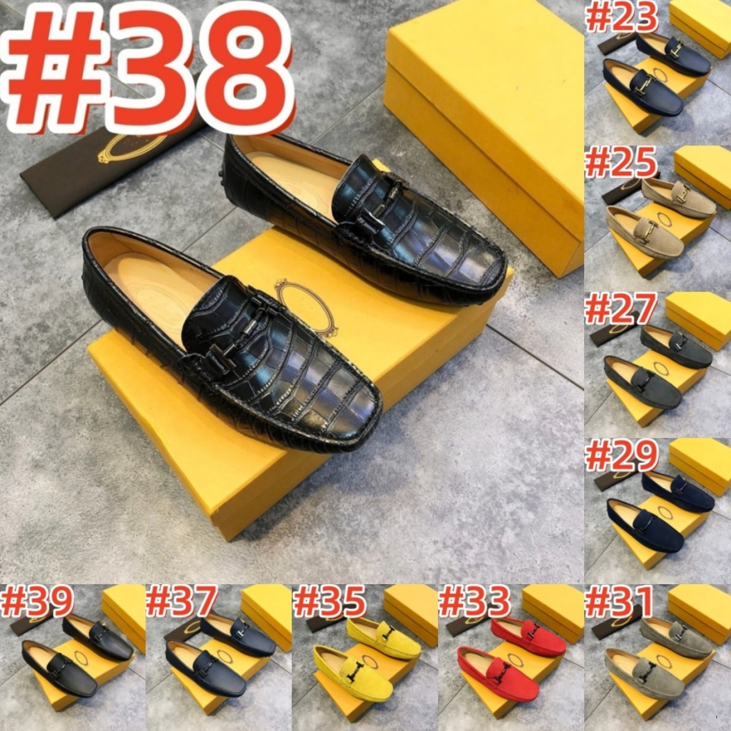 69model 2026 Genuine Leather Men Casual Shoes Luxurious Brand Breathable Slip on Black Driving Shoes Moccasins Plus Size 38-46 Soft Men Designer Loafers