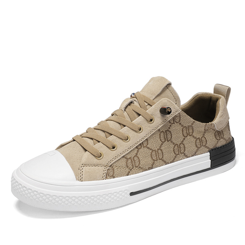 Free shipping summer sports shoes men's fashionable casual couple student Korean style lace up low top board shoes 2026