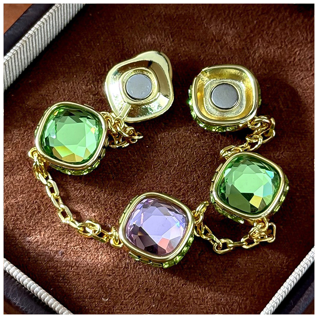 Designer Bracelet Bracelet for Women Crystal Colorful Gem Bangle Fashion Geometric Green Pink Blue Bangles Luxury Jewlery Designer for Women Elegant S