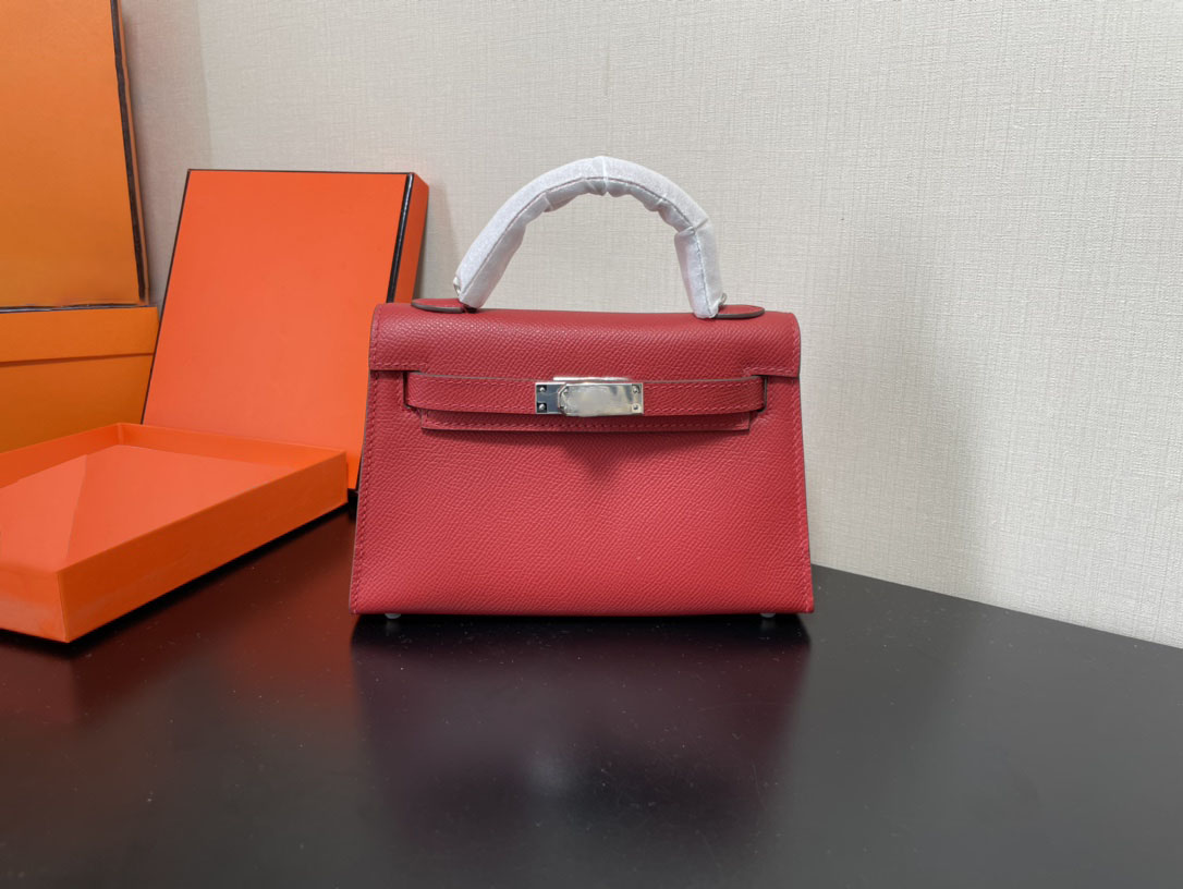 10A Top Quality Mini Style Women's Leather Handbag Designer Style Semi-Handmade Soft Togo Leather Lining with a Hidden Pocket