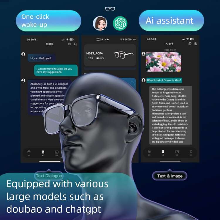 Famous Brand New AI Smart Glasses With Camera W Pixels Anti Shake Photo And Video Capture Image Recognition Real Time Translation CKS