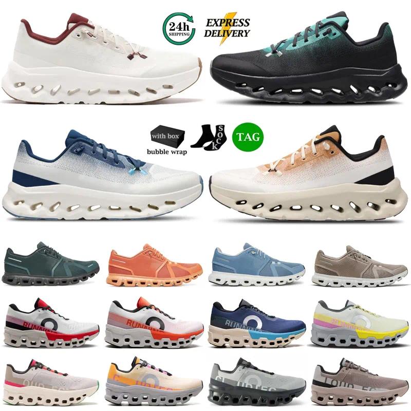With box Designer Running Shoes Mens Womens Cloudds tilt monster 2 6 Sneakers OC shoes Black White Pink Grey Blue Outdoor Shock Absorption Sports Jogging Men Trainers