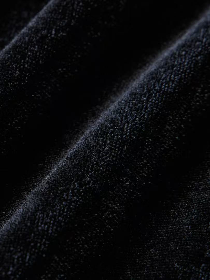 Stylish Bead Embellished V-neck Cocktail Dress with Pinstripe Detail for Ladies Black L