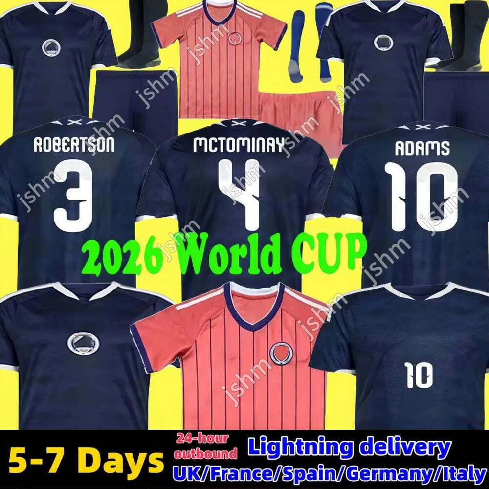 2026 ROBERTSON McTominay McGREGOR SHANKLAND MCGREGOR Football Shirt maillot de Foot men kids unifrom WOMEN 150TH Scotland Soccer Jerseys