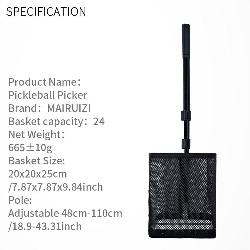 Peak Ball Pickup Device, Hole Ball, Indoor and Outdoor, Professional Training Ball Pickup Device, Convenient Ball Pickup Artifact, Light and Adjustabl