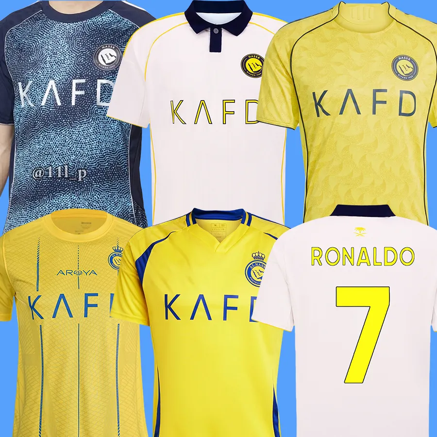 2024 2025 S-4XL Al r soccer jerseys Shabab Saudi MANE 23 24 Talisca Gonzalo Martinez Konan Fofana Brozovic nt Telles Ronaldo Home Away Al-Nasr fc