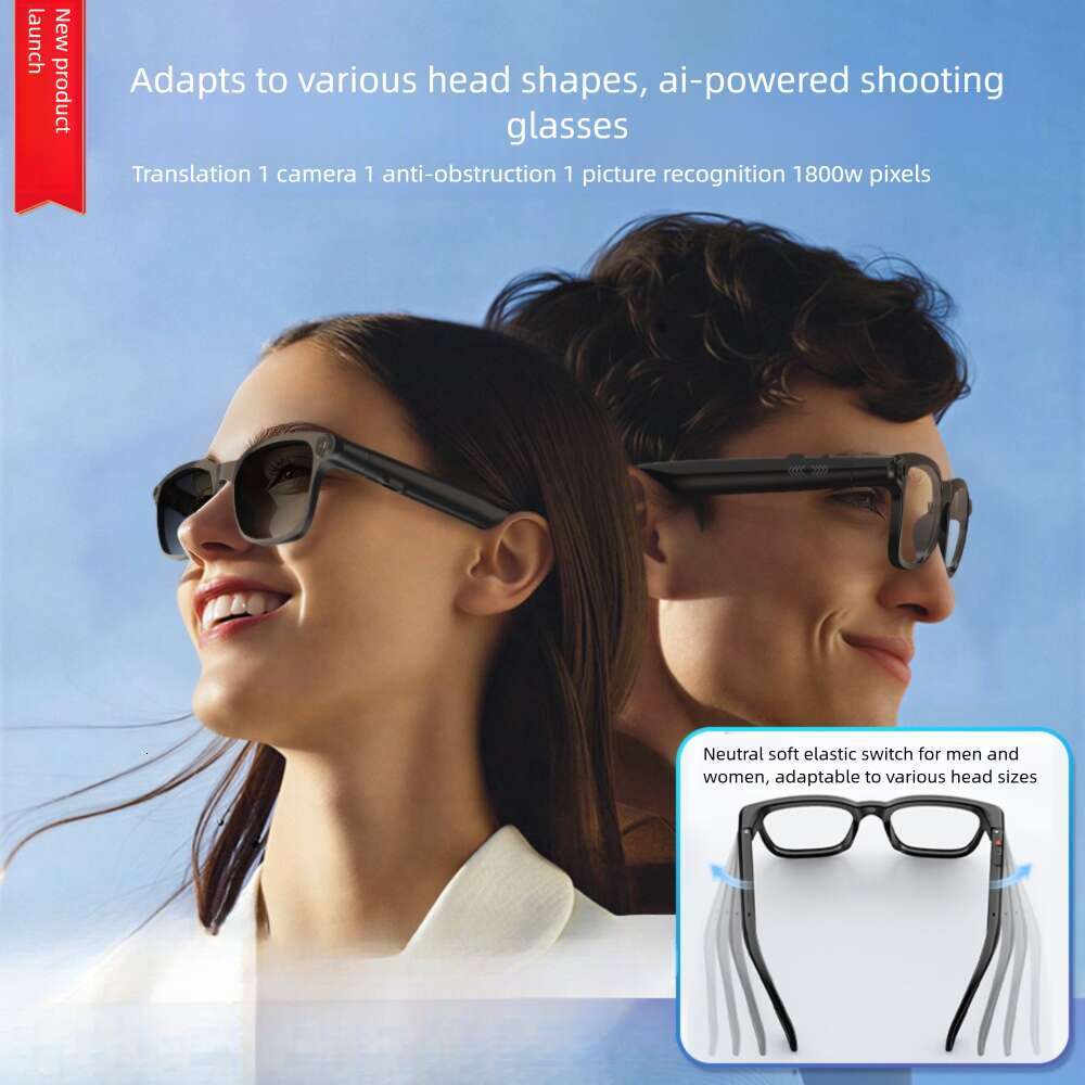 Famous Brand New Model Adaptive Head Circumference Smart Glasses Support Photo Video Recording Language Translation And AI Recognition CKS