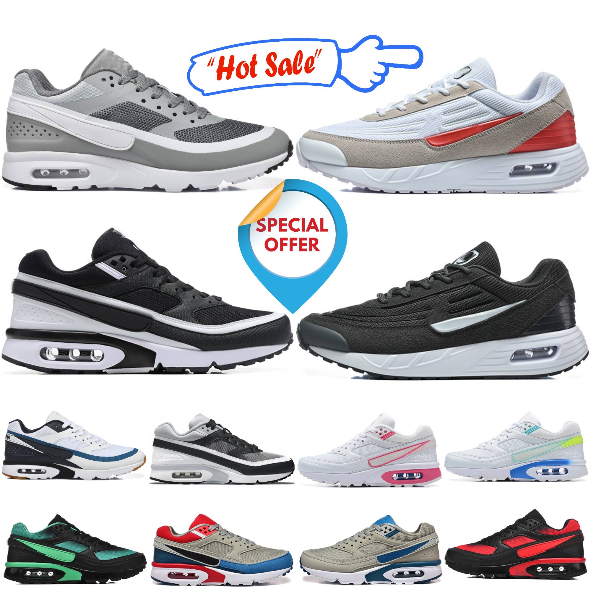 Top Designer OG Bw Running Shoes BWOG Men Sneakers Black White Persian Violet Grey Midnight Navy Sport Red Marina Lyon Hemp Wheat Mens Womens Outdoor Sports Trainers