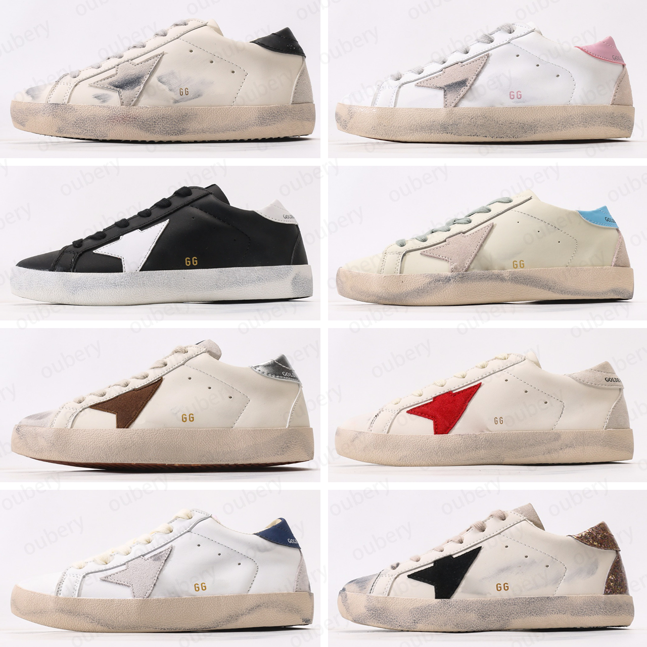 With Box Designer New Casual Shoes Do-old Dirty Sneakers Customers Golden Super Star Italy Brand Sneakers Super Star luxury Dirtys Sequin White