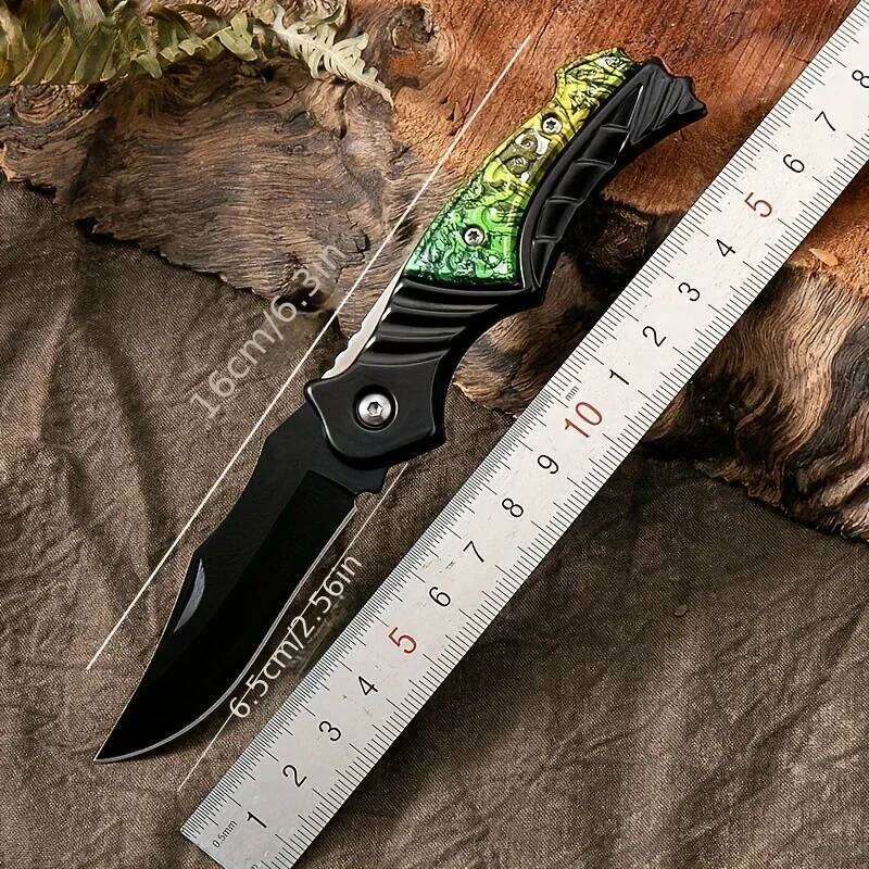 Stainless Steel Tactical Survival Outdoor Camping Folding Multi functional EDC Pocket Convenient Fishing Knife