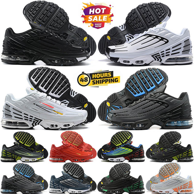 Tuned Tn Plus 3 Running Shoes Mens Womens Fashion Tn3 Trainers Bred Grey Mesh Black Red White Sports Sneakers Laser Blue tnplus tns Atlanta Terrascape