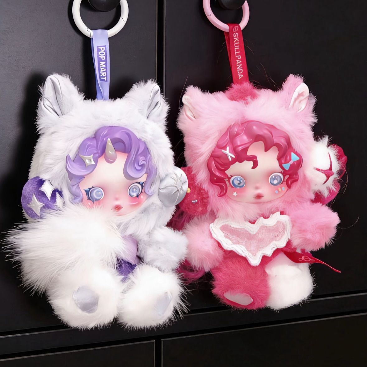 SKULLPANDA x My Little Pony Series Super Secret Edition Plush Doll Pendant Cute Cartoon Keychain Ornament Collectible Gift Toy YIZHIXING