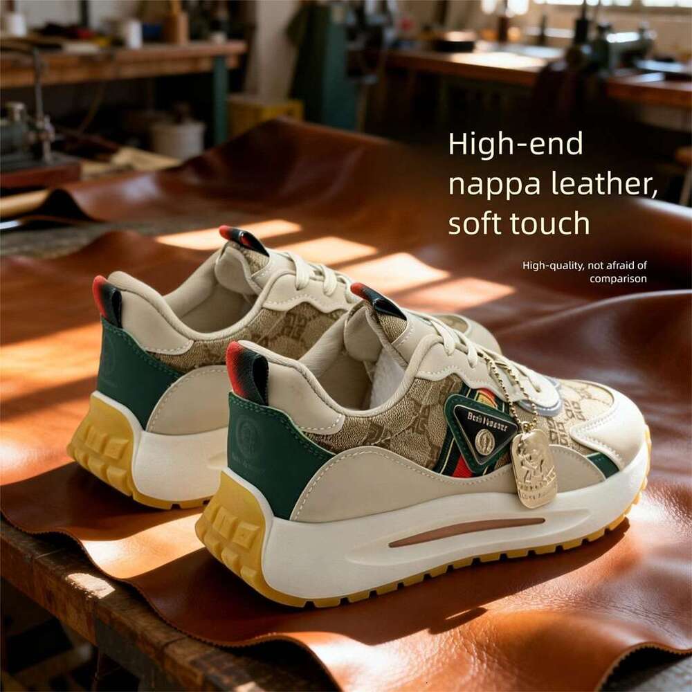 Compaik BosiVaesacr Unisex 2026 casual sports travel shoes, height-increasing dad shoes for couples, versatile thick-soled sneakers