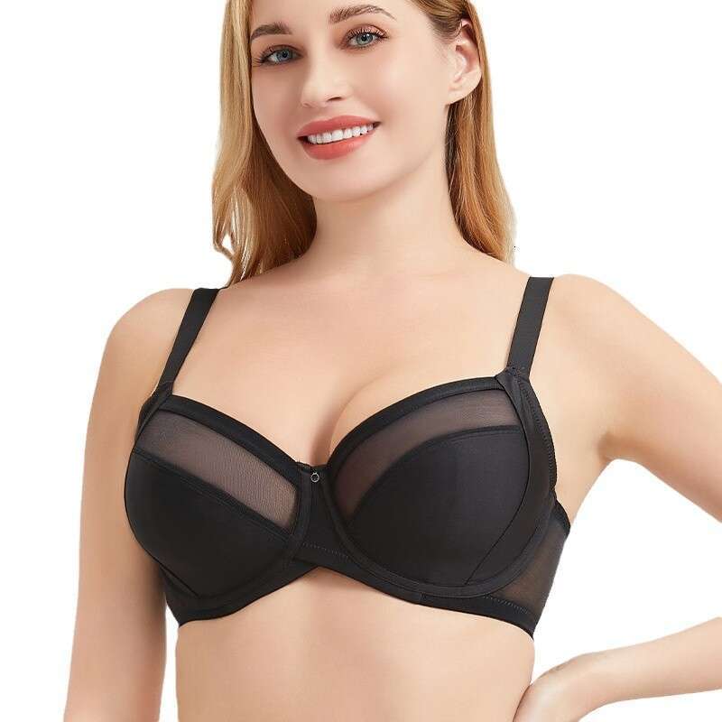 exy Balconette Design Half Cup Lift Push Up Enhancer Female Lingerie Bra For Ladies Cross-border Plus Size Women's Underwear Large Bust Minimizin