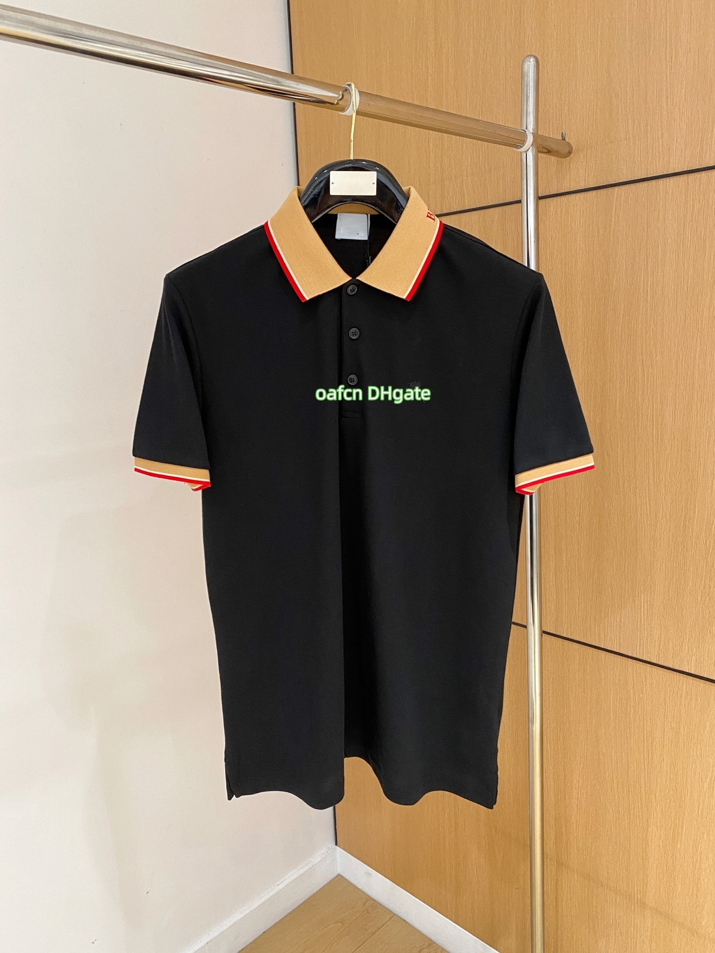 Mens polo shirt designer t shirts High quality Summer shirts Luxury Brand Breathable tshirt fashion black white striped tee mens work polo shirts with logo 1072