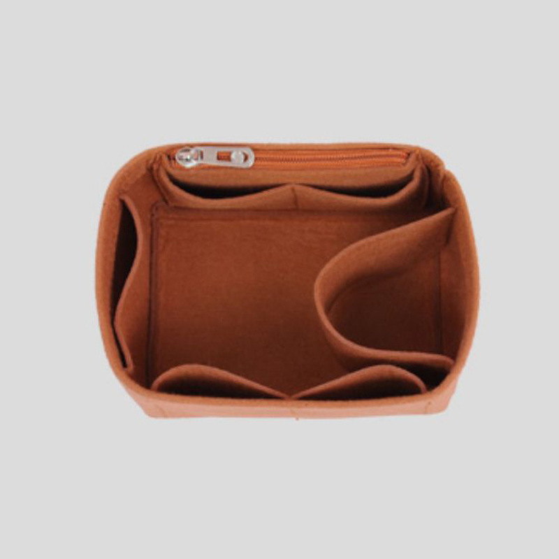 2026 New Felt Purse Organizer Insert for Women, Multi-compartment Tote Bag Organizer with Zipper, Fashion Bag Inlay for Daily Use - view 7