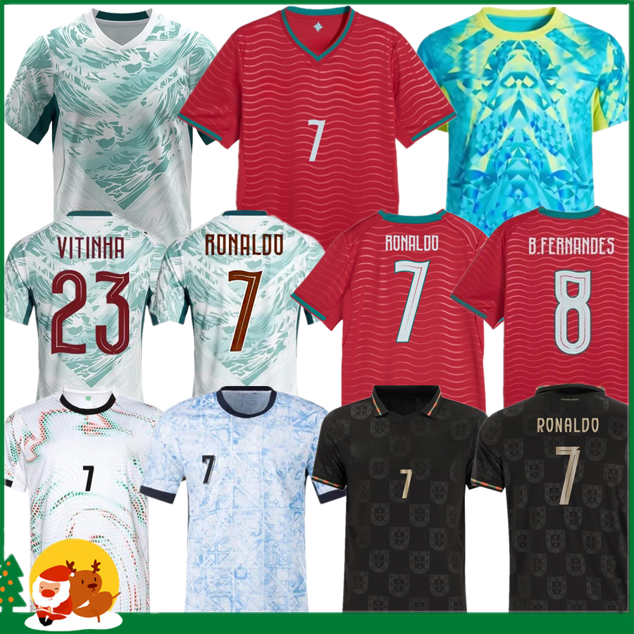 2026 Portugal JOAO FELIX soccer jerseys VITINHA NEVES BERNARDO BRUNO RONALDOs FERNANDES Portugieser 25 26 Portuguese football shirt Men Kids kit women sets