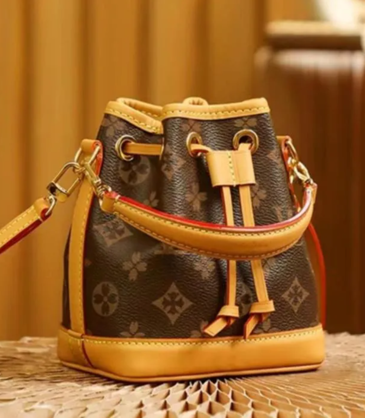 Designer bag Nano noe Crossbody Shoulder Bag Women Mini drawstring bucket bags Luxury vintage classic Handbag Tote Bag Purse louisities vouiton vittuon voution
