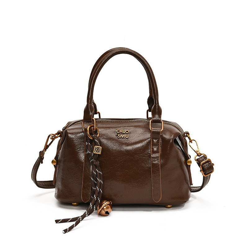 Women's handbag tote bag new trend large capacity fashionable shoulder bag European and American retro crossbody bag