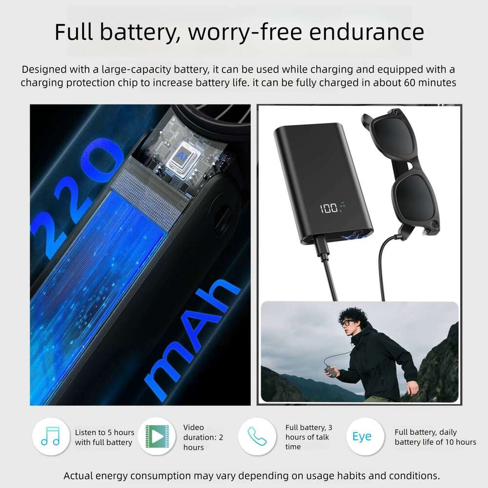 Famous Brand Video Voice Interaction Simultaneous Translation Conference Recording Smartglasses AI Smart Glasses Wearable Devices CKS