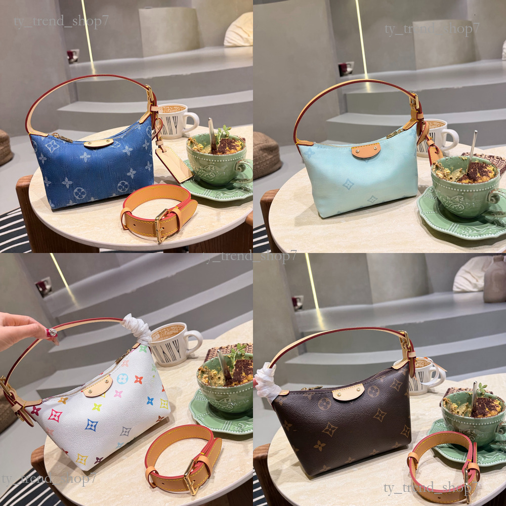 Lvslve High Quality multicolore Designer monogram denim bags Purses Shoulder Bag Handbag Canvas Leather Crossbody Bag Women bags 4c4
