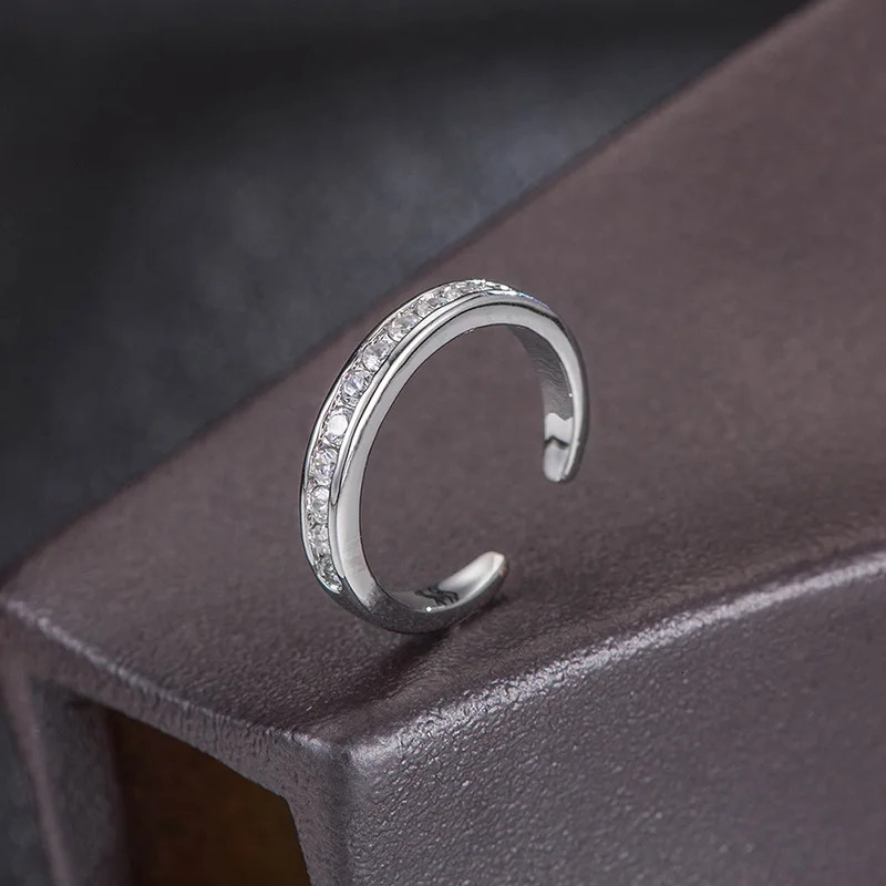 3PCS Toe Rings for Women Stainless Steel Adjustable Summer Beach Sexy Foot Ring With Diamonds Stackable Mens And Womens 260407
