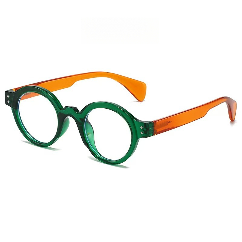 New Anti Blue Light Reading Glasses With Spring Designer Eyeglass Legs And Square Frame Cross-border New Fashion Women's High-end Anti Blue Light