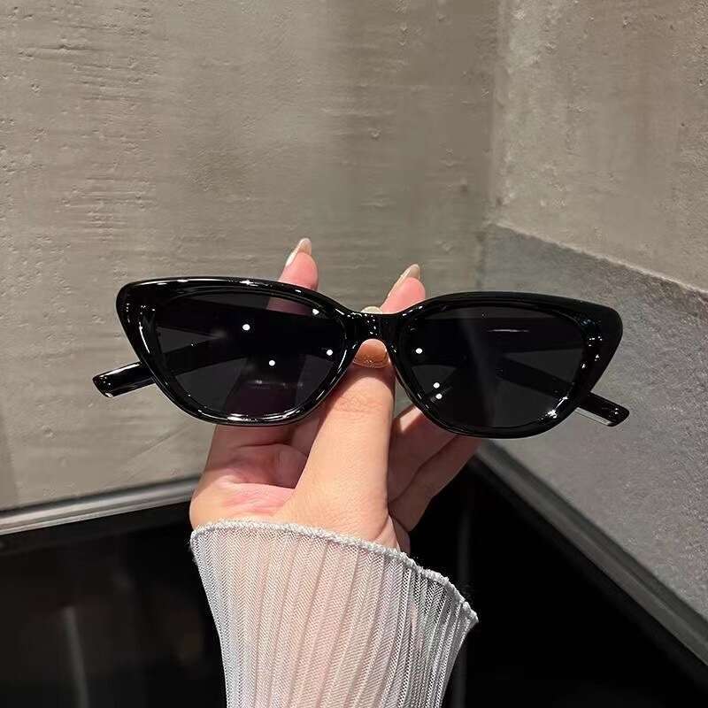 High end fashionable women's sunglasses, universal personalized cat eye sunglasses, European and American style prescription glasses, women'