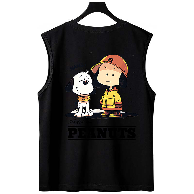 Summer Men's Printed Sleeveless Tees | Trendy INS Lightweight Athletic Basketball Gym Tank Tops for Outerwear