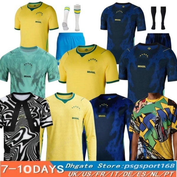 Brasil Soccer Jerseys World Cup 2026 NEYMAR JR Soccer Jerseys 2026 2027 VINI JR RAPHINHA RICHARLISON RODRYGO PAQUETA 1997 1998 RIVALDO ADRIANO 2006 Retro shirt