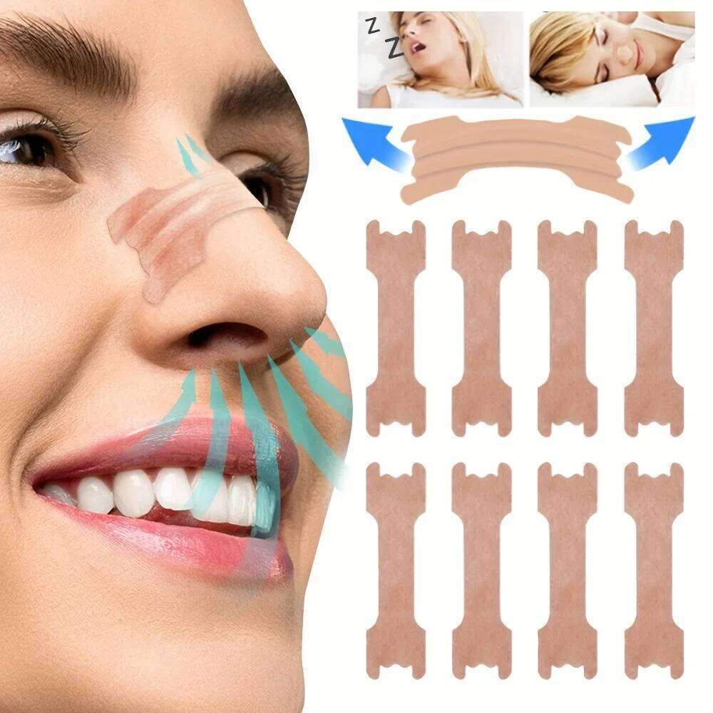 50/100/200/300pcs Breath Nasal Strips Right Way Stop Snoring Anti Snore Nose Strip Easier Better Breathing Good Sleeping Patches