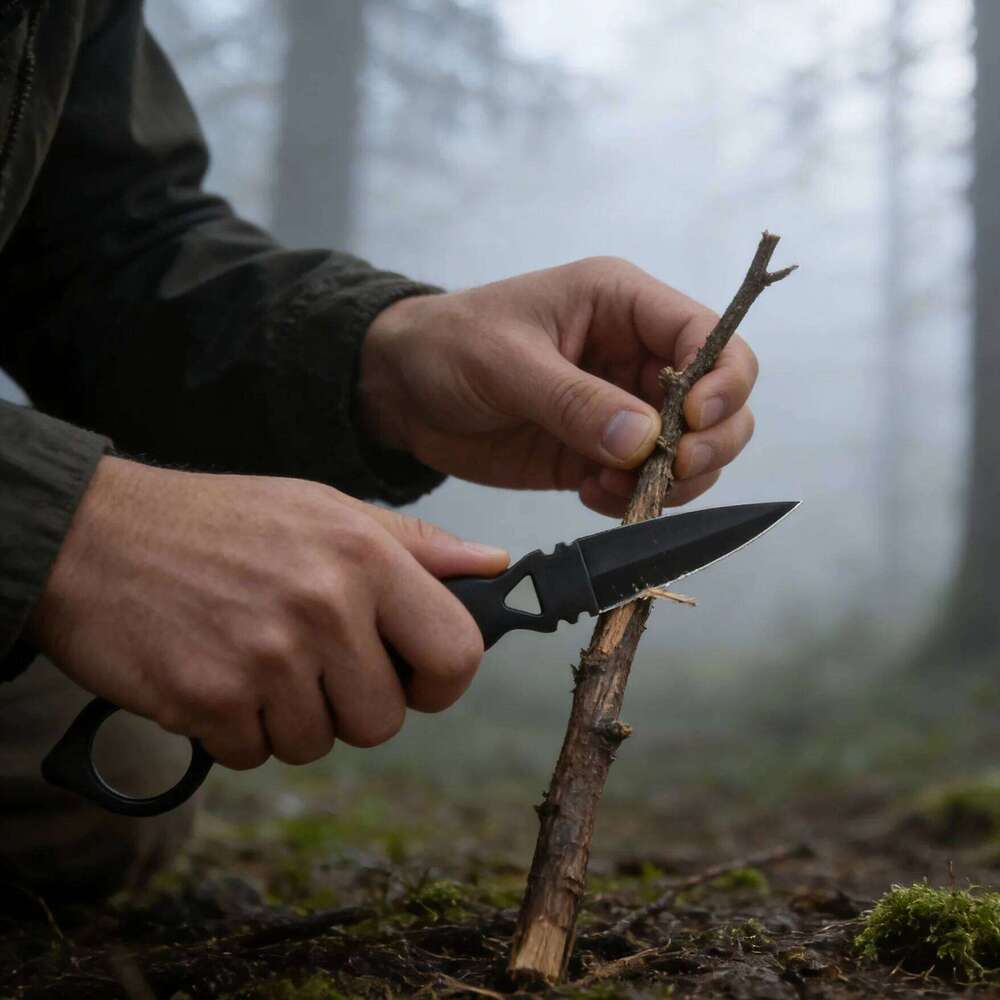 1/2PCS,Multi-Functional Essential Tactical Camping Knife Leisure Mountain Climbing Portable Outdoor Tools