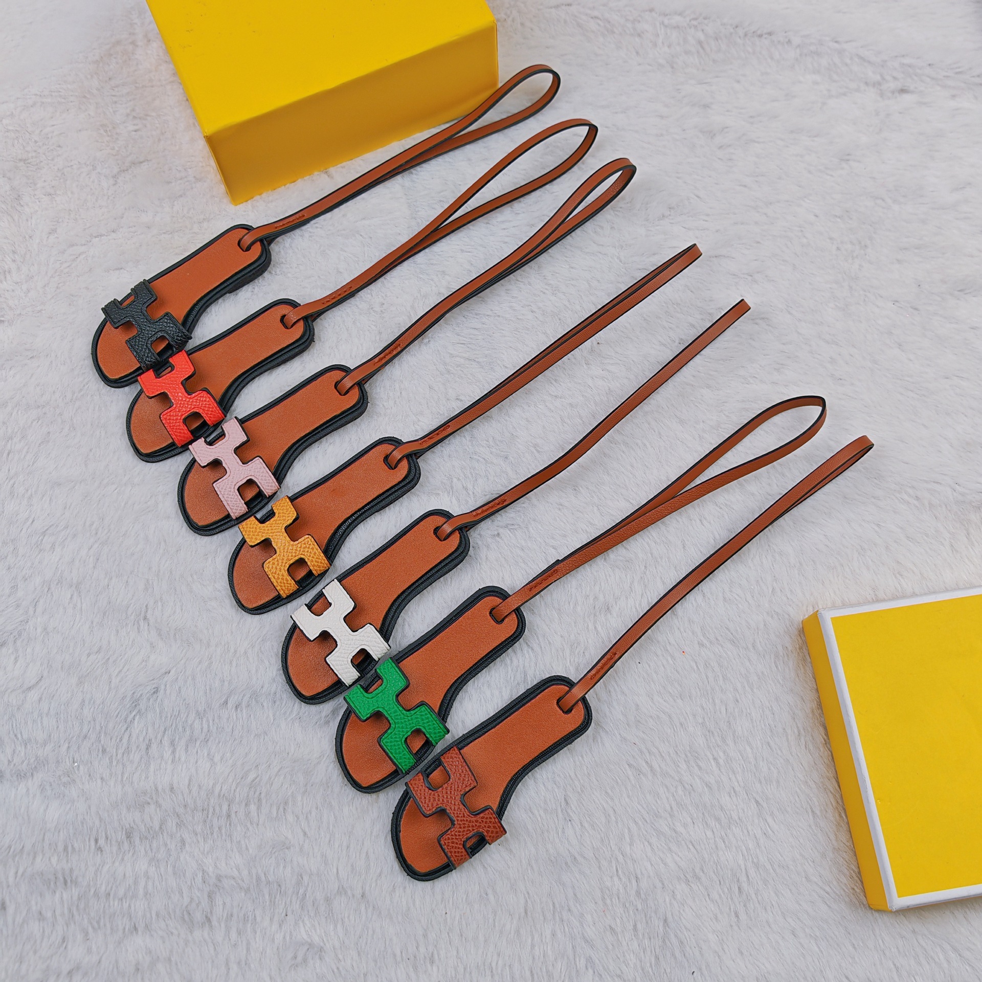 Cross-Border Mini Slippers Small Shoes Hanging Decoration Car Women's Bag Pendant PU Accessories H Home ab7 ad8 3 3 57b eb0