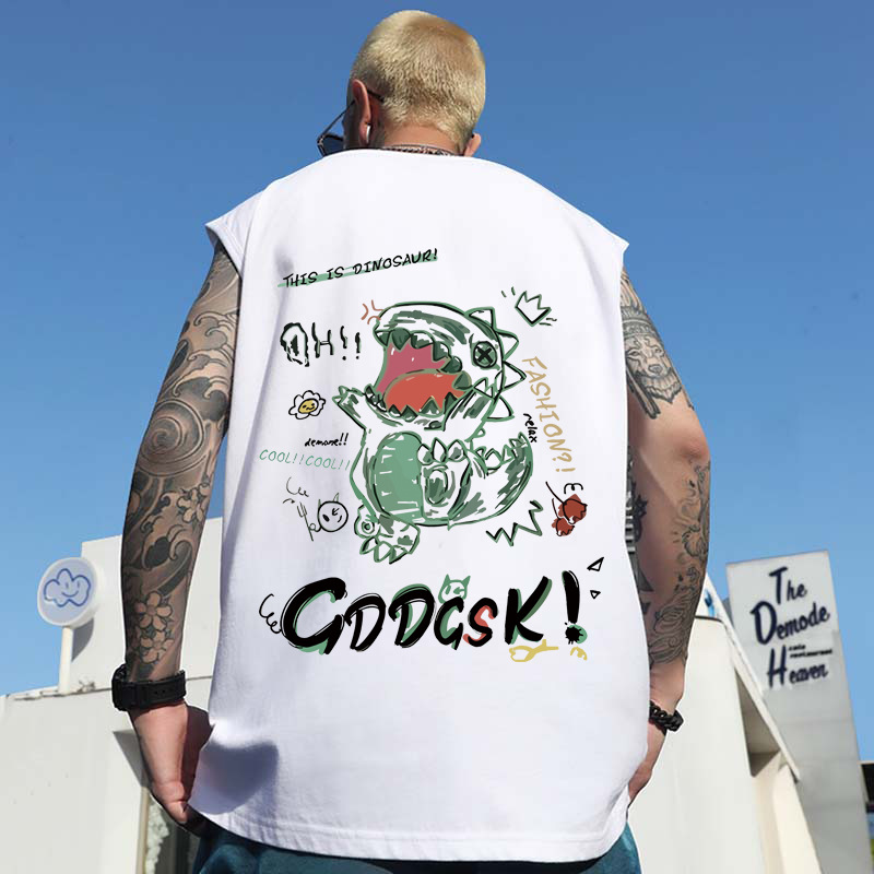 2026 Summer New Men's Tank Tops | Oversized Loose Plus Size Athletic Sleeveless Tees for Big & Tall