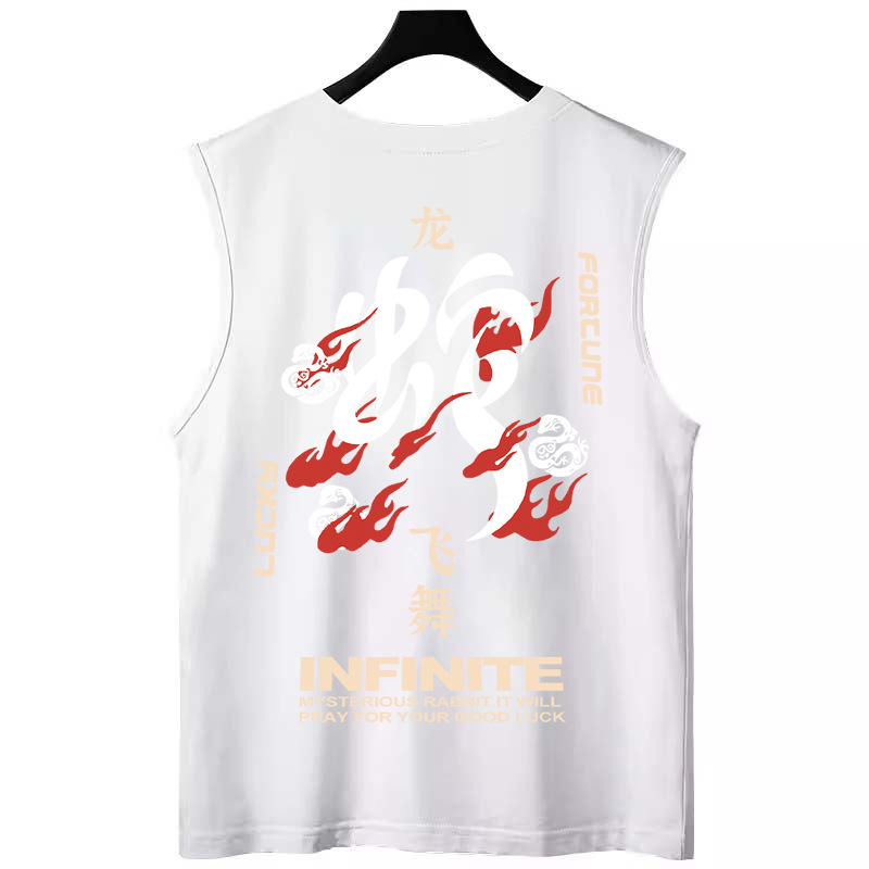 2026 Summer Men's Loose Plus Size Tank Tops | Trendy Athletic American Style Sleeveless Tees