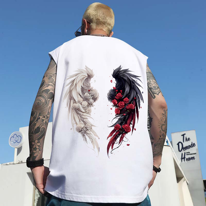 2026 Men's Cartoon Print Tank Tops | Summer Basketball Athletic Gym Training Sleeveless Tees