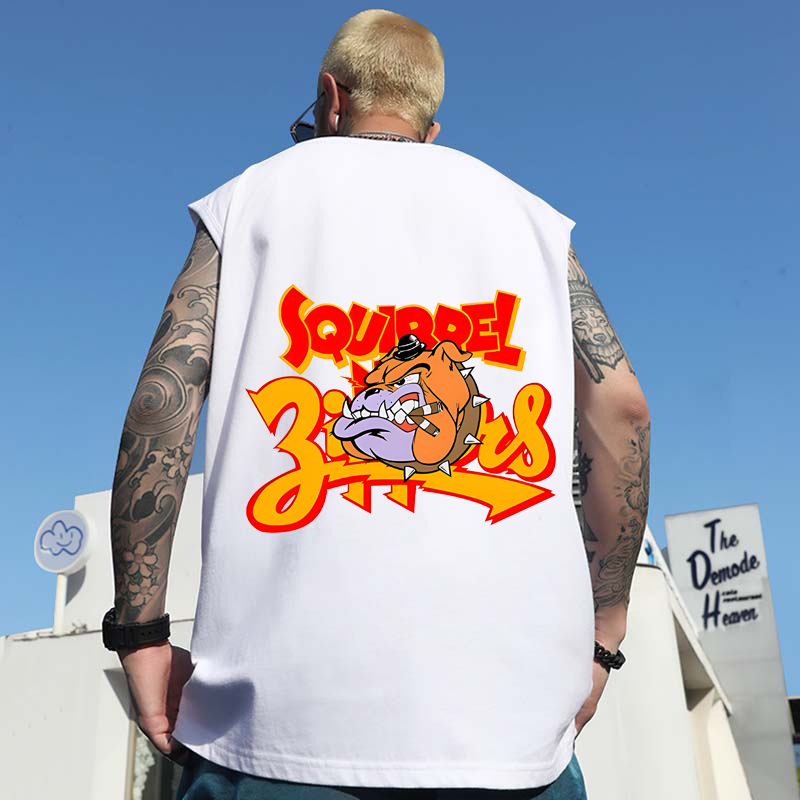2026 Men's Cartoon Print Tank Tops | Summer Basketball Athletic Gym Training Sleeveless Tees
