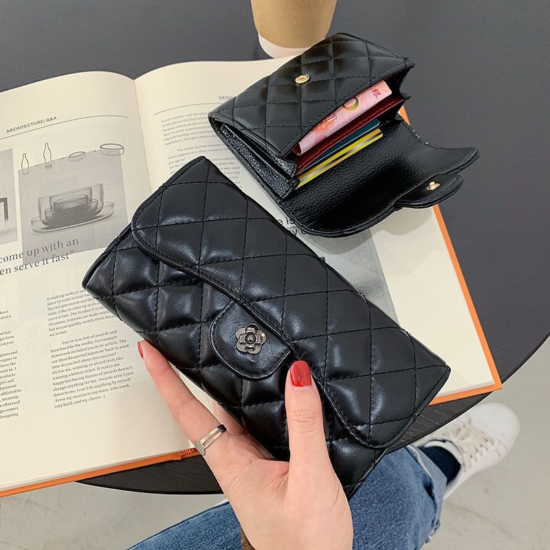 Ladies' lightweight luxury wallet, fashionable retro multi-card holder ID card wallet, multifunctional luxury wallet, high-capacity coin purse, n