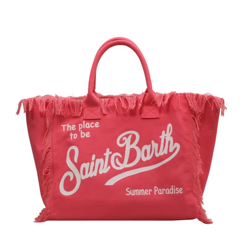 Denim canvas nylon saint barth beach tote Designer Shoulder Womens Men Handbag Luxury Clutch work computer Bag Summer Leopard Crossbody travel Shoppin