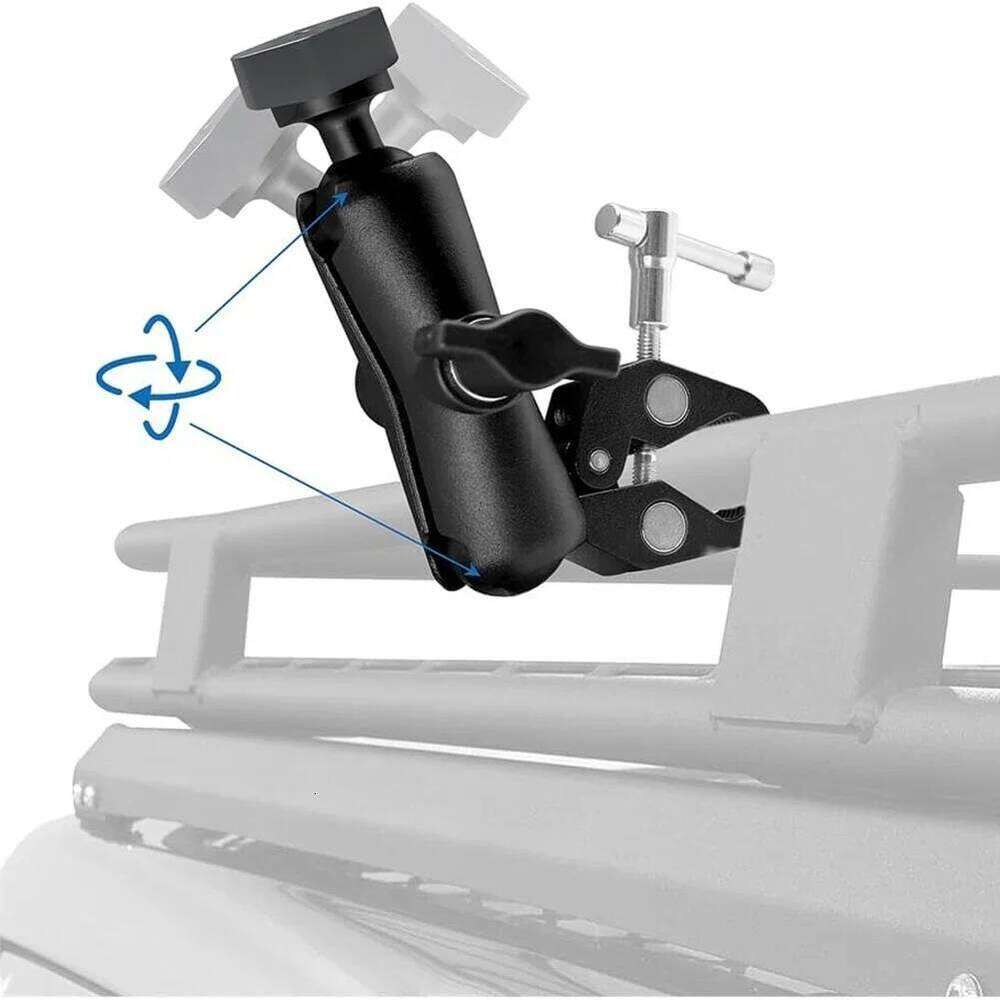 For Starlink Mini Bracket Kit Adjustable Pole Clamp Mount for RV/Yacht/Camper/Guardrails